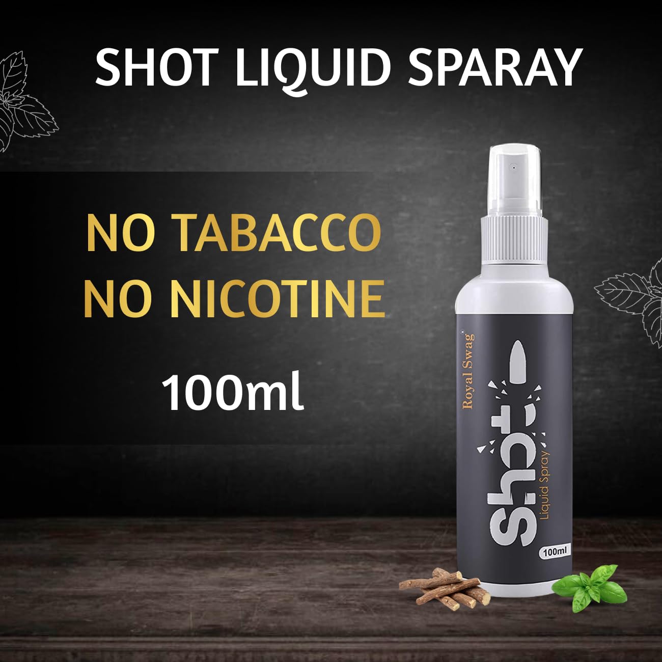Royal Swag Shots Liquid Spray World-Class Anti Addiction Shot - 100% Natural & Effective 100ml Royal Swag Shots Liquid Spray World-Class Anti Addiction Shot - 100% Natural & Effective 100ml
