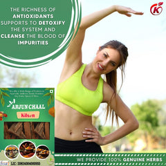Kilson Ayurvedic Arjuna Chaal Raw Natural Heart Health Supplement Pure Arjuna Bark, Maintain Healthy Blood Pressure And Cholesterol Levels | 800gm 1.7lbs