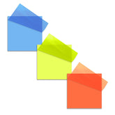 Transparent Sticky Notes, 150 Sheets Translucent Colored Note Pads, Multicolor, Size - 3 Inch