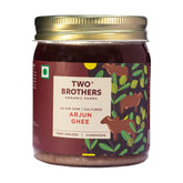 100% Pure A2 Gir Cow Arjun Ghee By Two Brothers Organic Farms | Rich In Nutrients Healthy & Protein Fiber Desi Ghee Perfect For Churma, Sweets | (250ml) 8.4 Ounce | Jar Pack