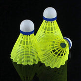 Sojare Badminton Nylon Shuttlecocks For Recreation Training | Green , Pack Of 6