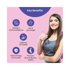 Tata 1mg Womens Multivitamin With Zinc, Vitamin C, D , Calcium & Iron Support Health Protection, Bones & Overall Health | 30 Veg Tablets , 50gm 0.1lbs