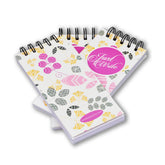 Designer Just Write Unruled Notepad With Sprial Binding Gift For Men & Women, Pack Of 3