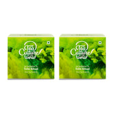 Tea Culture Of The World Tulsi Ritual Green Tea - Pack Of 2 X 16 Tea Bags | Tulsi Green Tea Gives Positive Mindset - Antioxidant Rich, Detoxification & Anti-Aging | Medium Caffeine