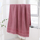 Spread Spain Cotton Large Bath Towel 550 Gsm | Ultra Soft Super Absorbent & Antibacterial Bath Towel (Purple)