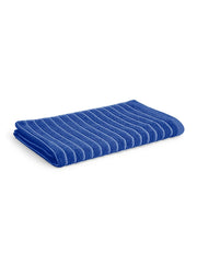 Welspun 100% Cotton Large 250 Gsm Dobby Solid 2-In-1 Bath Towel (Navy Blue)