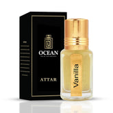 Ocean Skin Science Original Attar | Crafted From Pure Undiluted Aquatic French Scent | Heavy Projection & Long Lasting | Non Alcoholic & Luxurious Attar For Men & Women Vanilla, 6ml, 0.2 Fl.oz