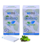 Herbal Cigarettes For Smoking 100% Tobacco Free & Nicotine Free Mint Flavoured King Size Herbal Smoke Sticks Pack Of 20 | Tobacco And Cigarette Alternatives - Quit Smoking Products