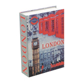 Label Book Locker Dictionary Stainless Steel Hidden Safe Jewellery Box, Cash Locker For Home & Office (18 X 12 X 5.5 Cm) Colour - London City, Lock Type - Combination