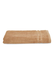 Welspun 100% Cotton Quik Dry Bath Towel 380 Gsm | High Absorbency Super Soft, Fast Drying Bath Towels | Large Size Bath Towel For Men & Women (Tan)