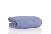 Glivary Microfiber Large Bath Towels 300 Tc Extra Soft Plush & Quick Dry High Absorbency Large Size Towels For Bathing (Dark Blue)