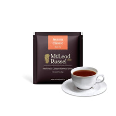 McLeod Russel 1869 Assam Classic Black Tea - Pack Of 2 X 100gm, 3.5 Ounce Each, 100 Pyramid Tea Bags | Second Flush Black Tea - Loose Leaf Black Orthodox | Low Caffeine