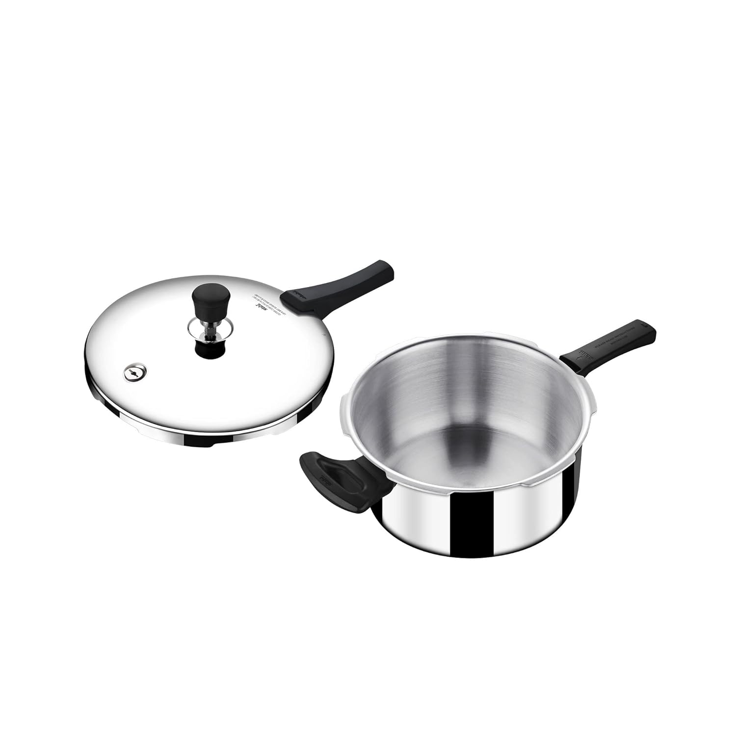Xpress Cooker Triply Pressure Cooker Broad | Induction Based Cooker, Outer Lid Pressure Cooker, 6 Liters Xpress Cooker Triply Pressure Cooker Broad | Induction Based Cooker, Outer Lid Pressure Cooker, 6 Liters