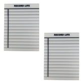 Transparent Sticky Notes Set - Sticky Notes Pad Office Stationery 50 Sheets Per - Pack Of 2 Pcs