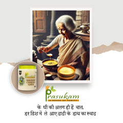 100% Natural Shuddh Chauka Ghee By Prasukam | Delicious Healthy & Nutritious Cow Ghee Good For Supports Heart Health | (1 Litr) 33.8 Ounce | Jar Pack