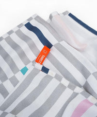 Thirsty Towel By Doctor Towels Bamboo Bath Towel 460 Gsm | Piano Pop Design Herringbone Weave Fabric (Piano Pop)