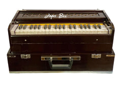 Folding Harmonium For Beginner - 3 1/2 Octaves, Total 42 Keys, Two Reeds (Base- Male), Instant Response Keyboard - No Lag Time