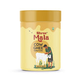 Natural Premium Cow Ghee By Shreemala | Rich In Vitamins A, D, E & K Healthy Desi Ghee Good For Supports Brain Health | (500ml) 16.9 Ounce | Jar Pack
