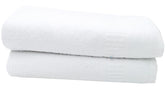 Lush Haven Decor Extra Large Big Men Bath Towel 1000 Gsm | 100% Pure Cotton Full Size Xxxl Ultra Soft, Absorbent & Quick Dry Towel (White) - Pack Of 2