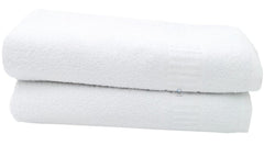 Lush Haven Decor Extra Large Big Men Bath Towel 1000 Gsm | 100% Pure Cotton Full Size Xxxl Ultra Soft, Absorbent & Quick Dry Towel (White) - Pack Of 2