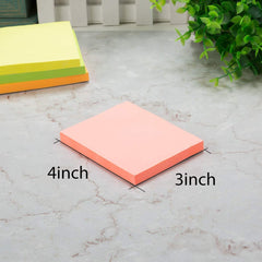 Colorful Sticky Note Pads - 500 Pcs | 5 Pads X 100 Sheets - Suitable For Reading, Study, School