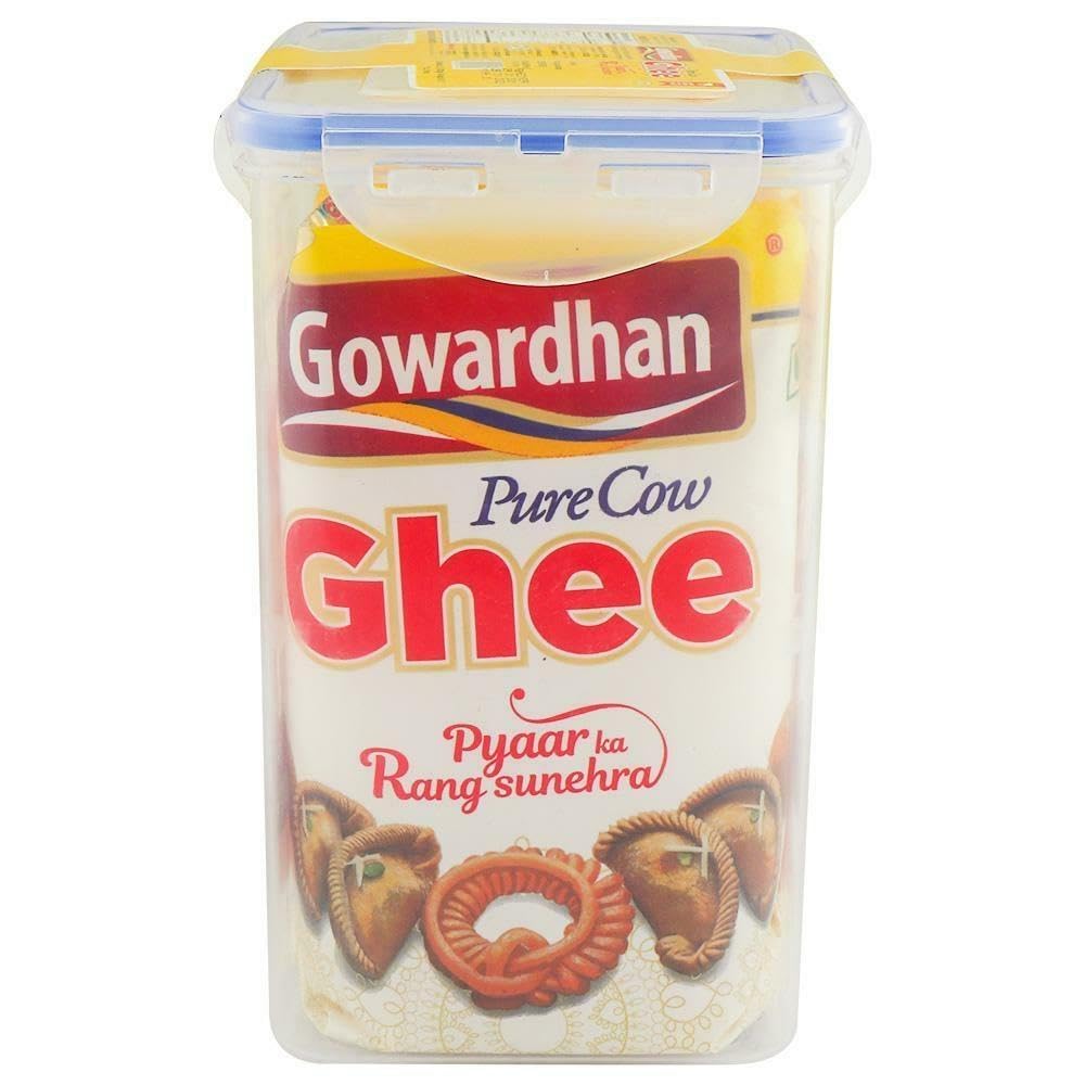 100% Natural A2 Cultured Desi Cow Ghee By Gowardhan | High In Vitamins A, D & Healthy Bilona Method Desi Ghee Good For Sweets | 2 Litre (1 Litr * 2) 67.6 Ounce | Seal Container Jar | Combo Pack 100% Natural A2 Cultured Desi Cow Ghee By Gowardhan | High In Vitamins A, D & Healthy Bilona Method Desi Ghee Good For Sweets | 2 Litre (1 Litr * 2) 67.6 Ounce | Seal Container Jar | Combo Pack