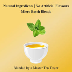 San-Cha Peppermint Herbal Tea - 25 Biodegradable Herbal Tea Bags | Refreshing & Cooling Herbal Tea - Caffeine Free, Environment Friendly