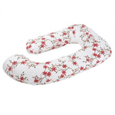 Pregnancy Pillow, G Shaped Pillow, Maternity Pillow For Sleeping - White Color | 100% Cotton Pillow For Pregnant Mothers | Breathable & No Heat Fabric | Full Body Support For Better Sleep