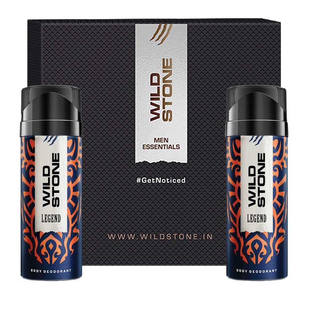 Wild Stone Legend Deodorant Body Spray 300ml 10.1 Fl.oz. Pack Of 2 | Perfect Gift For Boyfriend Wild Stone Legend Deodorant Body Spray 300ml 10.1 Fl.oz. Pack Of 2 | Perfect Gift For Boyfriend