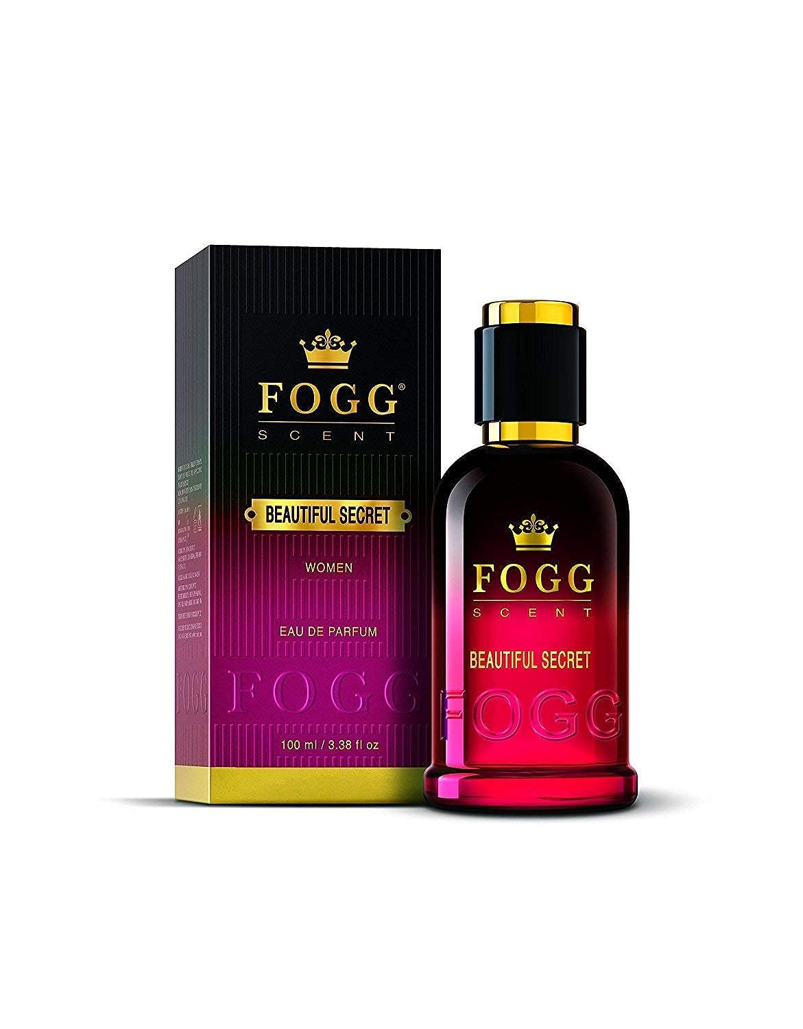 Fogg Scent Beautiful Secret Eau De Parfum For Women 100ml 3.4 Fl.oz. | Long Lasting Fragrance | Gift For Girlfriend Fogg Scent Beautiful Secret Eau De Parfum For Women 100ml 3.4 Fl.oz. | Long Lasting Fragrance | Gift For Girlfriend