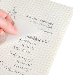 Transparent Memo Sticky Notes, 50 Sheets Sticky Pet Note, Stationery, White - Pack Of 3