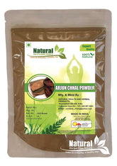 Natural Health And Herbal Products Pure Arjun Ki Chaal Thella Maddi Bark Powder - Marudha Maram, Tree Bark Powder, Terminalia Arjuna | 227gm 0.5lbs
