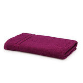 Welspun 100% Cotton Quik Dry Bath Towel 380 Gsm | High Absorbency Super Soft, Fast Drying Bath Towels Large Size (Magenta)
