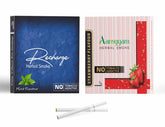 Aarogyam Herbals Pack Of 2 Flavours 100% Tobacco & Nicotine Free Cigarette For Relieve Stress & Mood Enhance Product Strawberry, Recharge - 10 Sticks X 2 Packets