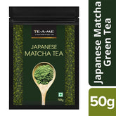 TE-A-ME Japanese Matcha Green Tea - 50gm, 1.7 Ounce | Boosts Metabolism & Weight Loss - Rich In Antioxidant | Zip Lock Pouch