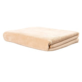 Hokipo Super Soft Microfiber Bath Towel 450 Gsm Large Cream (IN-641-CRM)