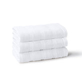 Mytrident Quick Dry 100% Cotton Face Towel 450 Gsm (White) - 3 Pcs