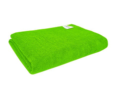 Softspun Microfiber Bath & Hair Care Towel | Super Soft & Comfortable, Quick Drying, Ultra Absorbent In Large Size Towel (Green)