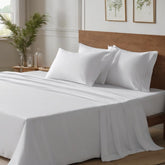 1 Bedsheets For Double Size Bed With 2 Pillow Covers - 90 X 100 Inches, White | Breathable & Wrinkle Free, Ideal For Daily Use Home Bedsheet
