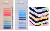 Sticky Book Tabs Book Markers - Repositionable Book Flags Strip | (2 Packs - 400 Pcs Notes)