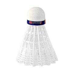 TECHNO Smash 500 Nylon Badminton Shuttlecock , Eva Bottom | White , Pack Of 10