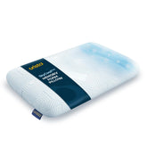 Memory Foam Pillow - Bed Pillow, White Color, Standard Size - 20 X 13 X 5 Inch | Contour Support, Breathable Cover, Ergonomic For Back & Side Sleepers, Ideal For Cool, Restful Sleep