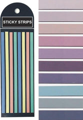 10 Color Book Tabs With 4 Colors Highlighting Stripes, Easy To Stick, Combo - 360 Pieces
