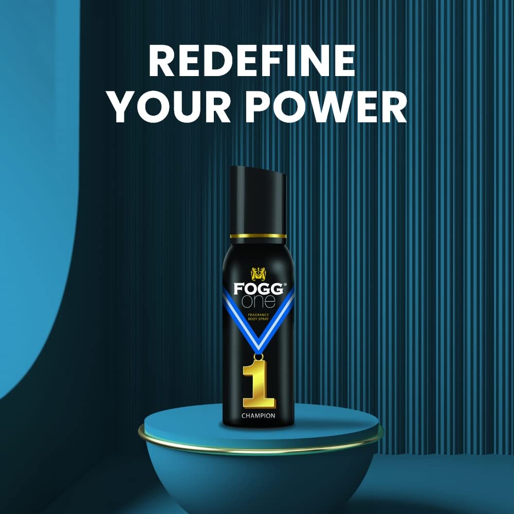 Fogg Fragrance Body Spray One Champion For Men 120 Ml 4 Fl.oz. | Perfect Gift For Boyfriend Fogg Fragrance Body Spray One Champion For Men 120 Ml 4 Fl.oz. | Perfect Gift For Boyfriend