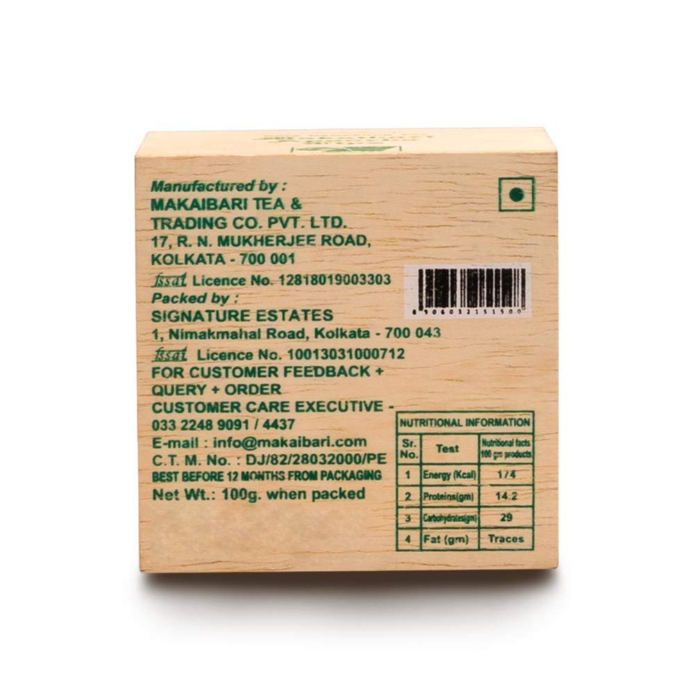 Makaibari Apoorba Tips Organic Darjeeling Tippy Whole Leaf Black Tea Chestlet - 100gm, 3.5 Ounce | USDA Organic Certified Tea - 100% Authentic & Premium Darjeeling Single Estate Loose Leaf Tea Makaibari Apoorba Tips Organic Darjeeling Tippy Whole Leaf Black Tea Chestlet - 100gm, 3.5 Ounce | USDA Organic Certified Tea - 100% Authentic & Premium Darjeeling Single Estate Loose Leaf Tea