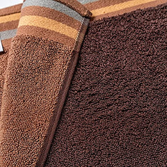 Ddecor Cotton Hand Towel 400gsm (Brown)- Pack Of 2