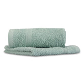 Lush & Beyond Cotton Solid Face Towel 300 Gsm (Teal) - 2 Piece