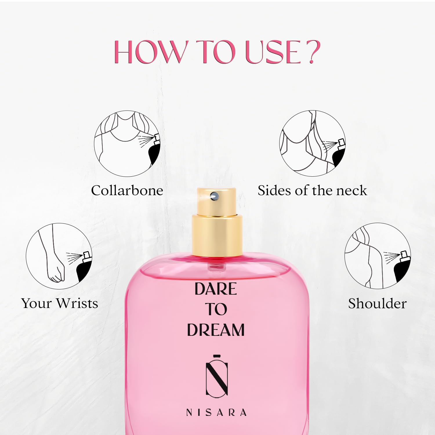 Nisara Dare To Dream Woody Fragrance Eau De Parfum For Women 100ml 3.4 Fl.oz. | Long Lasting Nisara Dare To Dream Woody Fragrance Eau De Parfum For Women 100ml 3.4 Fl.oz. | Long Lasting