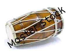 Sheesham Wood Studio Style Bolt Tuned Dholak - Brown | Perfectly Symmetric Round Dholak - Dholak For Festival, Wedding, Satsang | Very Easy To Tune