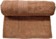 100% Cotton Large Size Bath Towel 500 Gsm | Soft & Absorbent Quick Dry & Durable Bath Towel (Brown)